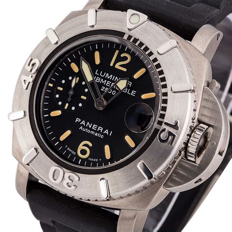 panerai submersible used|More.